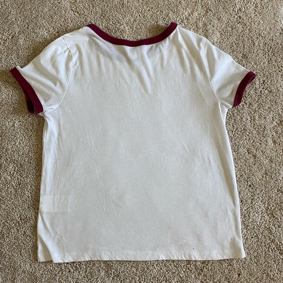 White H&M Ringer Tee | Medium - Picture 2 of 3